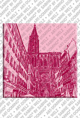ART-DOMINO® BY SABINE WELZ Strassburg – Liebfrauenmünster, Rue Mercière