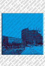 ART-DOMINO® BY SABINE WELZ Strassburg – Europäisches Parlament