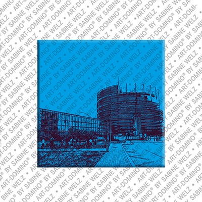 ART-DOMINO® BY SABINE WELZ Strassburg – Europäisches Parlament