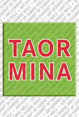 MAGNET-STORIES Taormina - Lettering