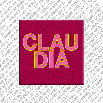 MAGNET-STORIES Claudia - Magnet mit dem Vornamen Claudia