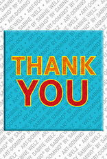 ART-DOMINO® BY SABINE WELZ Thank You – Magnet with Thank You