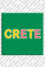 ART-DOMINO® BY SABINE WELZ Kreta – Schriftzug