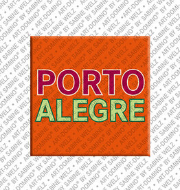 ART-DOMINO® BY SABINE WELZ Magnet - Brésil - Porto Alegre - 00