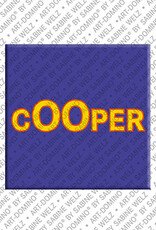 MAGNET-STORIES COOPER - Aimant avec le nom COOPER
