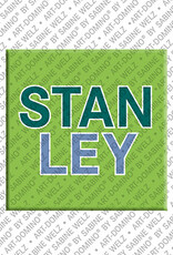 ART-DOMINO® BY SABINE WELZ STANLEY - Aimant avec le nom STANLEY