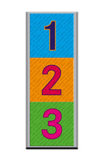 MAGNET-STORIES Plaques métalliques galvanisées au format 12,7 x 4,7 cm pour 3 aimants.