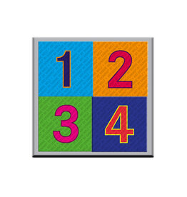 MAGNET-STORIES Metal plates -  8,5 x 8,5 cm for 1-4magnets