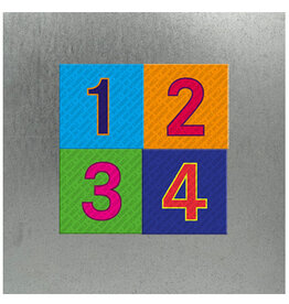 MAGNET-STORIES Metal plates - 15 x 15 cm for 4-9 magnets