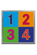 MAGNET-STORIES Verzinkte Metallplatten im Format 8,5 x 8,5 cm für 1-4 Magnete.