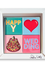 MAGNET-STORIES Geschenkbox aus 4 Magneten - Hochzeit 3