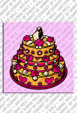 MAGNET-STORIES Magnet - Hochzeitstorte