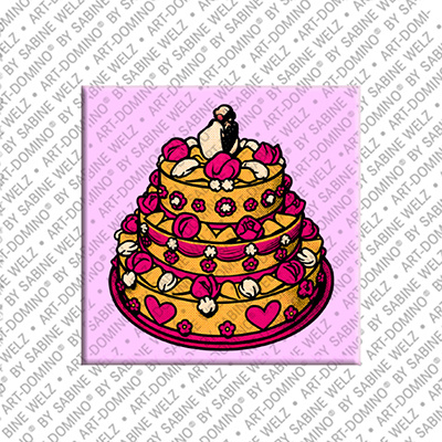MAGNET-STORIES Magnet - Hochzeitstorte
