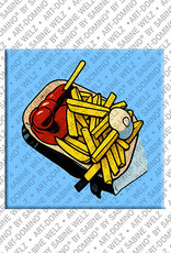 MAGNET-STORIES Magnet - Currywurst + Pommes