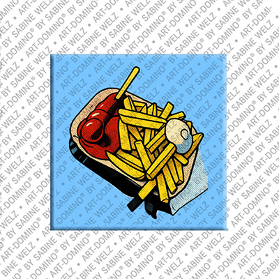 MAGNET-STORIES Magnet - Currywurst + Pommes