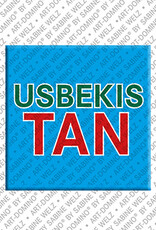 MAGNET-STORIES Usbekistan - Schriftzug