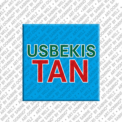 MAGNET-STORIES Usbekistan - Schriftzug
