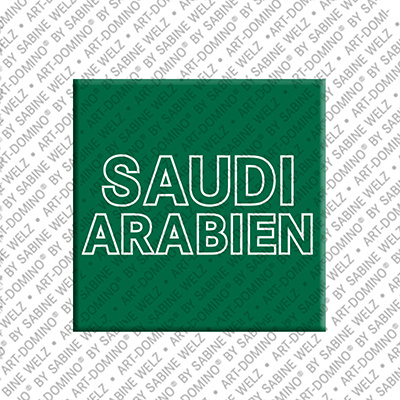 MAGNET-STORIES Saudi Arabien - Schriftzug