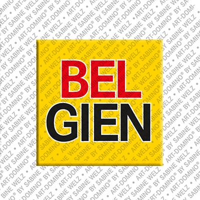 MAGNET-STORIES Belgien - Lettering