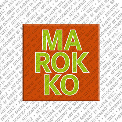 MAGNET-STORIES Marokko  - Schriftzug