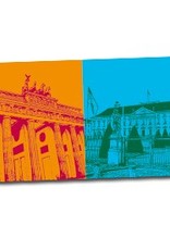 ART-DOMINO® BY SABINE WELZ Berlin – Brandenburger Tor + Schloss Bellevue