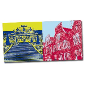 ART-DOMINO® BY SABINE WELZ Potsdam – Schloss Sanssouci + Holländerviertel