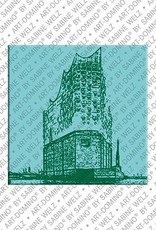 ART-DOMINO® BY SABINE WELZ Hamburg – Elbphilharmonie 1