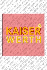 ART-DOMINO® BY SABINE WELZ Kaiserswerth – Schriftzug Kaiserswerth