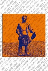 ART-DOMINO® BY SABINE WELZ Kiel – Zeitungsjunge KN 1