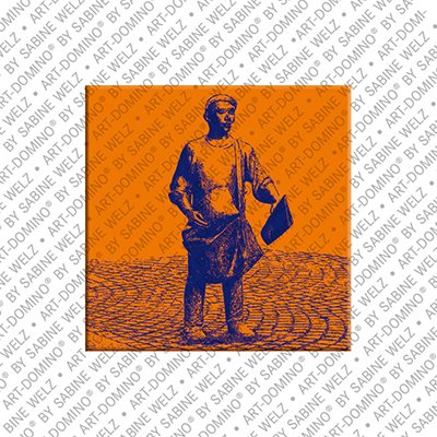 ART-DOMINO® BY SABINE WELZ Kiel – Zeitungsjunge KN 1