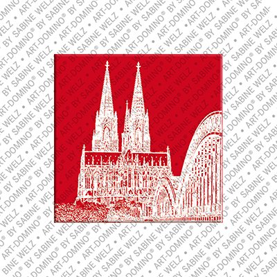 ART-DOMINO® BY SABINE WELZ Cologne - Cologne Cathedral - 1