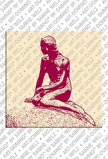 ART-DOMINO® BY SABINE WELZ Kopenhagen – Kleine Meerjungfrau