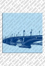 ART-DOMINO® BY SABINE WELZ Mainz – Theodor-Heuss-Brücke