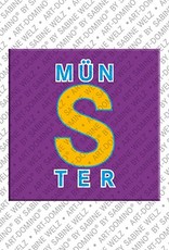 ART-DOMINO® BY SABINE WELZ Münster – Schriftzug