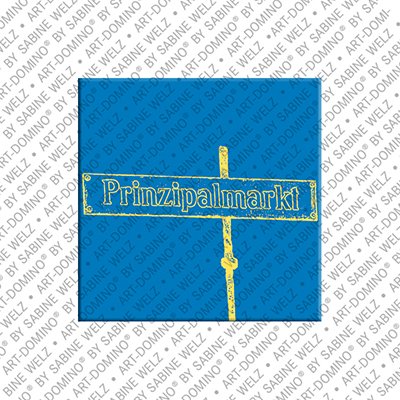 ART-DOMINO® BY SABINE WELZ Münster – Schild Prinzipalmarkt