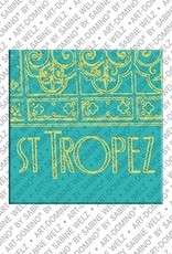 ART-DOMINO® BY SABINE WELZ  Saint Tropez - Sign St. Tropez