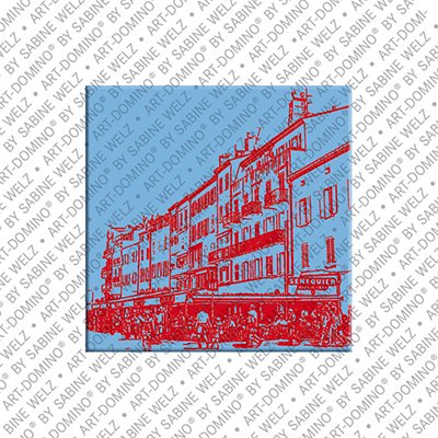 ART-DOMINO® BY SABINE WELZ  Saint Tropez - Maisons au port u. Seneqier