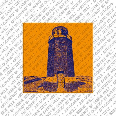 ART-DOMINO® BY SABINE WELZ Sylt – Leuchtturm Rotes Kliff 1