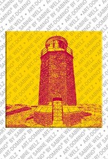 ART-DOMINO® BY SABINE WELZ Sylt – Leuchtturm Rotes Kliff 2