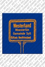 MAGNET-STORIES Sylt – Schild Westerland