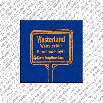 MAGNET-STORIES Sylt – Schild Westerland
