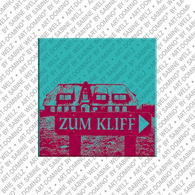 MAGNET-STORIES Sylt – Schild Zum Kliff 1