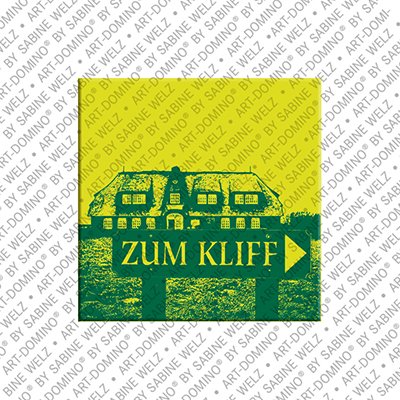 MAGNET-STORIES Sylt – Schild Zum Kliff 2