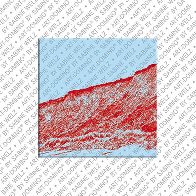 ART-DOMINO® BY SABINE WELZ Sylt – Rotes Kliff