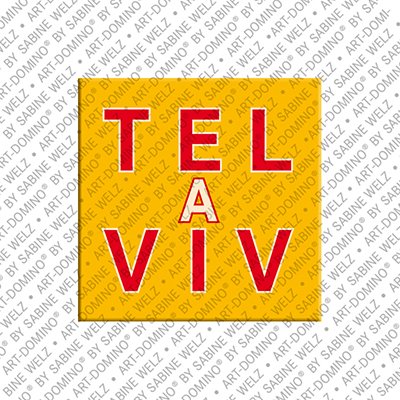 MAGNET-STORIES Tel Aviv  – Schriftzug Tel Aviv