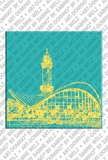 MAGNET-STORIES Warnemünde – Leuchtturm mit Teepott 1