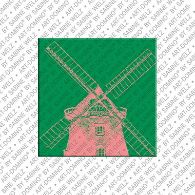 ART-DOMINO® BY SABINE WELZ Warnemünde – Meyer's Mühle
