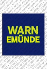 MAGNET-STORIES Warnemünde  – Schriftzug Warnemünde