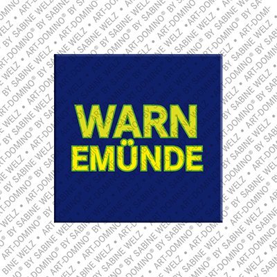 MAGNET-STORIES Warnemünde  – Schriftzug Warnemünde