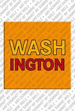 MAGNET-STORIES Washington – Schriftzug